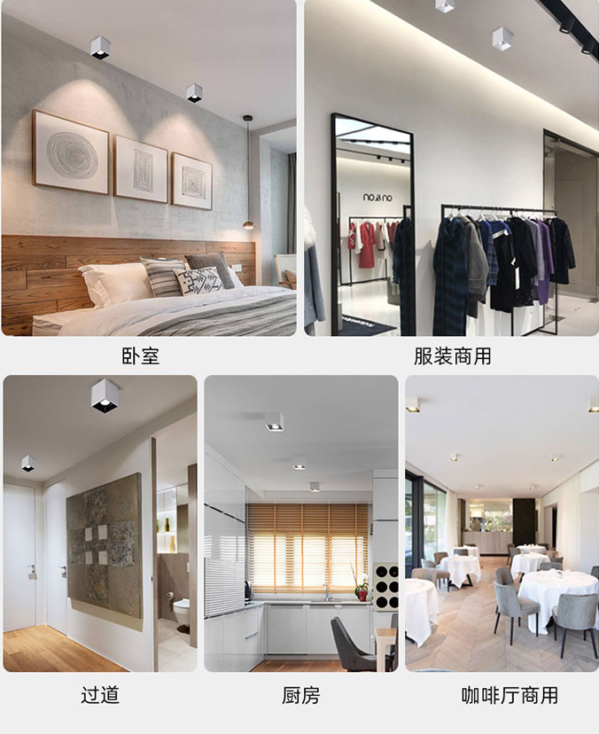 Square Dimmable Downlights