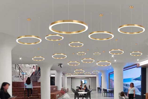 LED Ring Circle Chandeliers