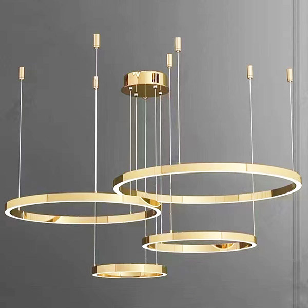 Dimmable LED Ring Circle Pendant Lights