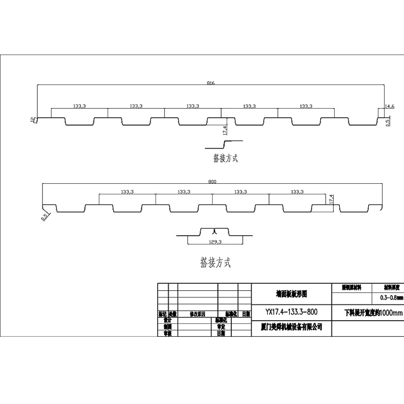 Light Steel House Floor Deck Roll Forming Machine