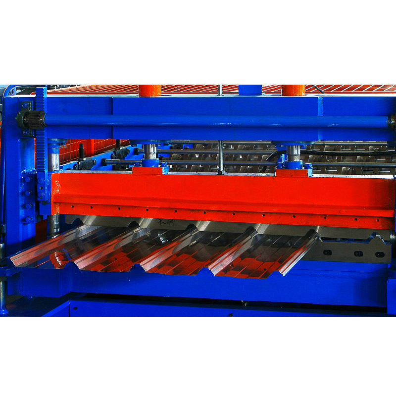 Pierce Fixed Roof Cladding Sheet Roll Forming Machine