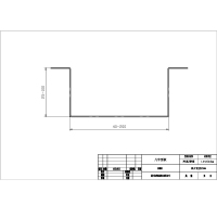 HAT Channel Profile Roll Forming Machine