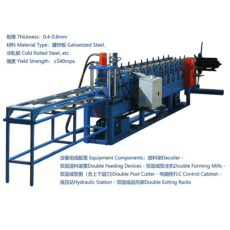 Steel Edge Forming Machine for FRP Lighting Roofing