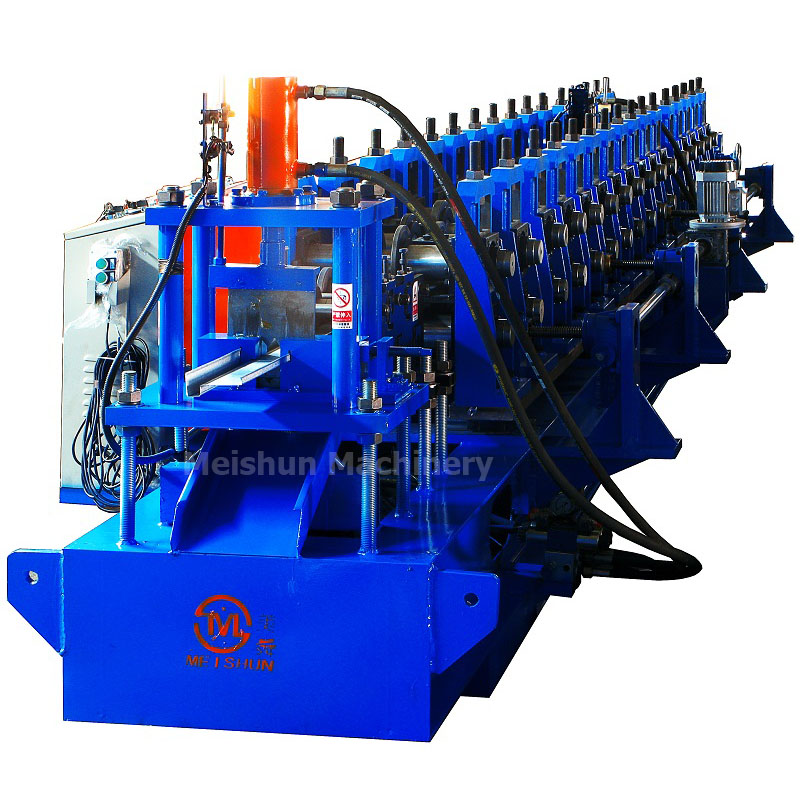 Downspout forming machine