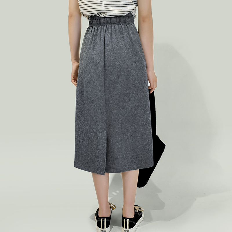 Jersey Skirt With Vent at back