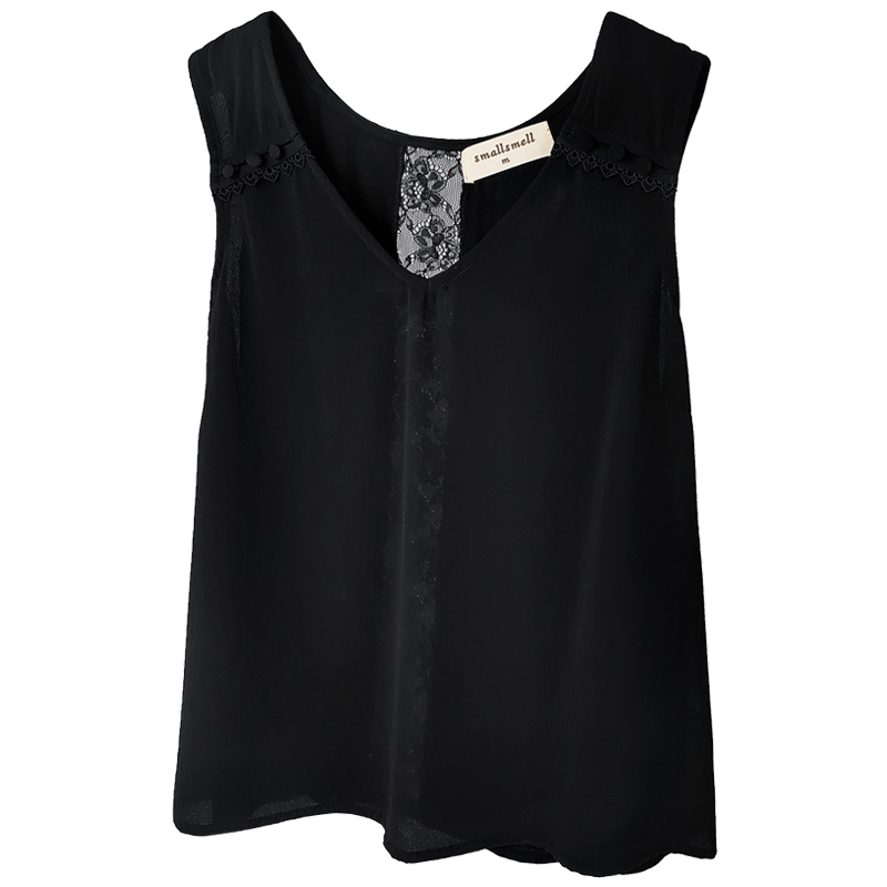 Sleeveless Tops with lace