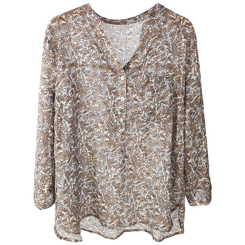 print chiffon Blouse