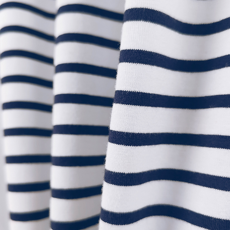 stripe jersey Long sleeve T shirts