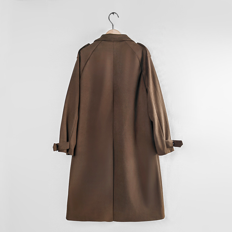 Autumn/winter brown long sleeve jacket