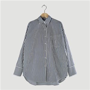 stripe long sleeve blouse