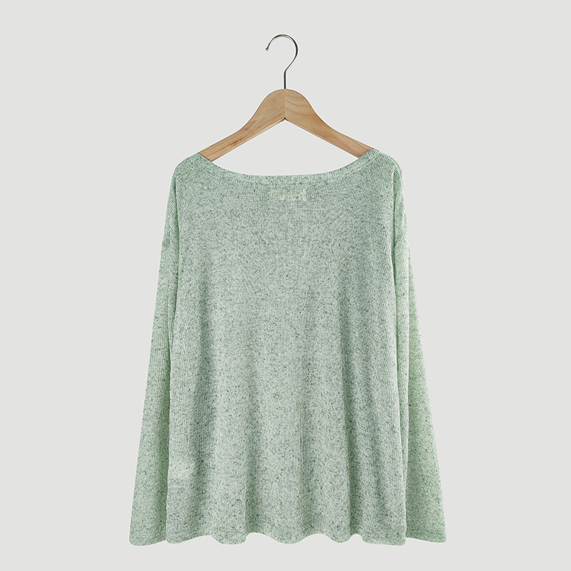 light green knit long sleeve shirts