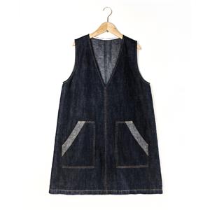 Denim sleeveless dress