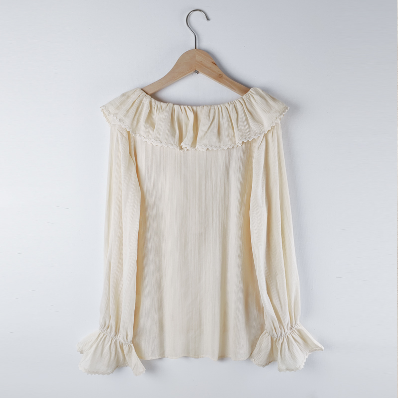 ruffle blouse