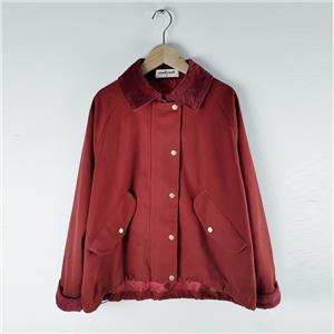 garnet corduroy coat jacket