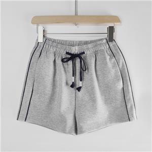 elastic knit shorts