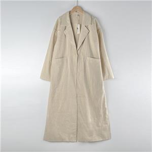 long linen coat