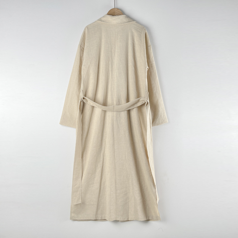 long linen coat