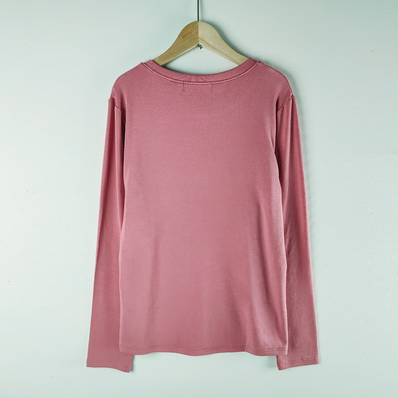 pink long sleeve shirt