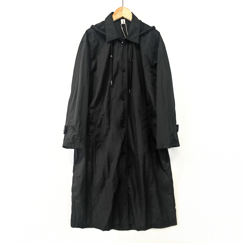 black hoody coat
