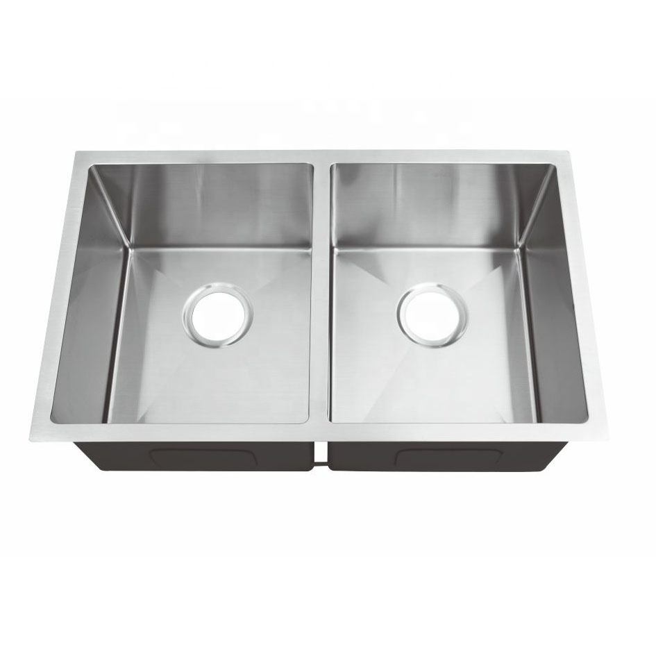 stainless steel double sink