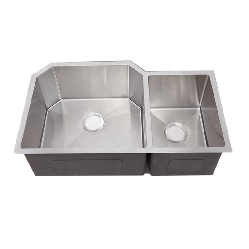 Stainless Steel Undermount Double Bowl 35x20 Kitchen Sink