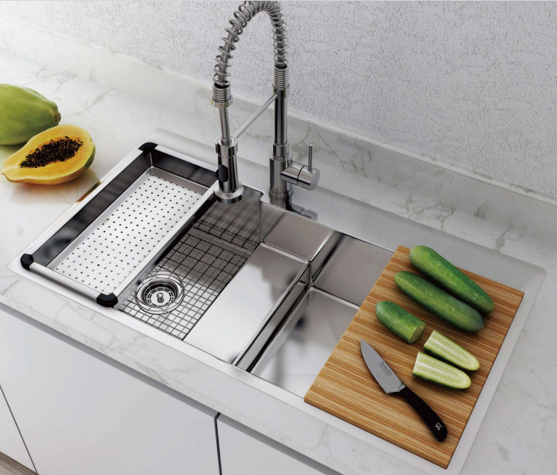 Lắp đặt cho bồn rửa Topmount TOPHOME