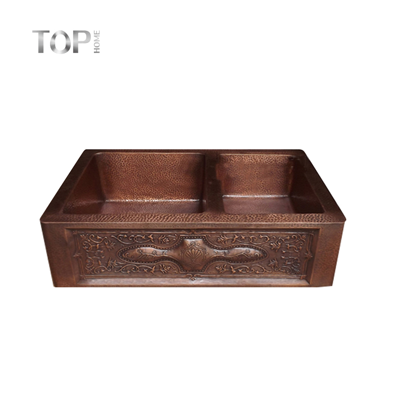Triple Bowl Copper Sink