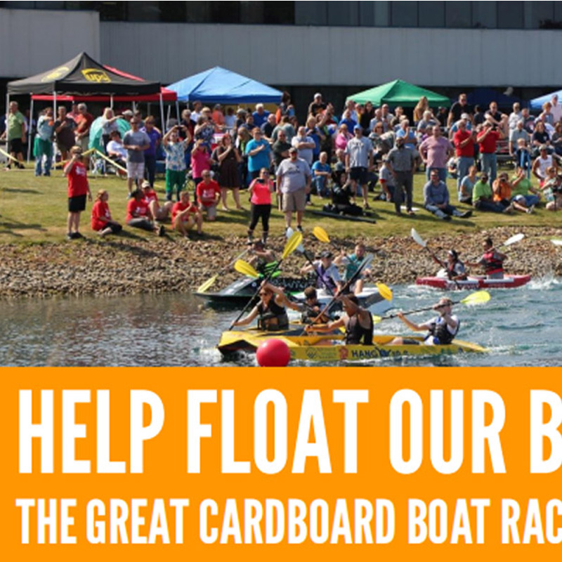 Quyên góp một cuộc đua thuyền các tông tuyệt vời