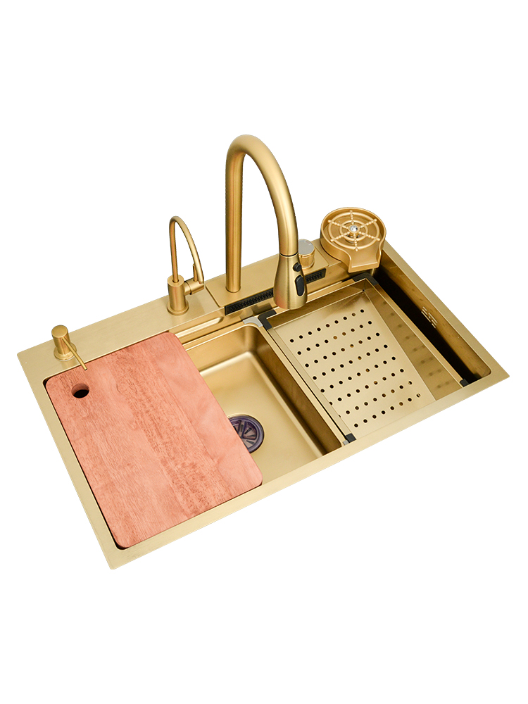 PVD Gold 304 SUS sink