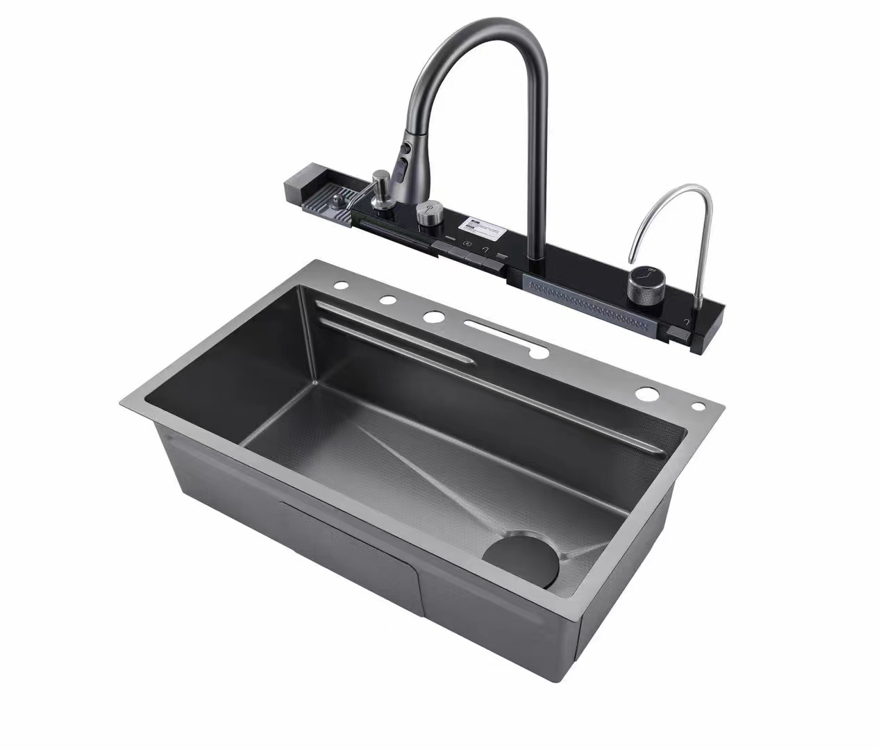 Digital Screen Display Stainless Steel sink