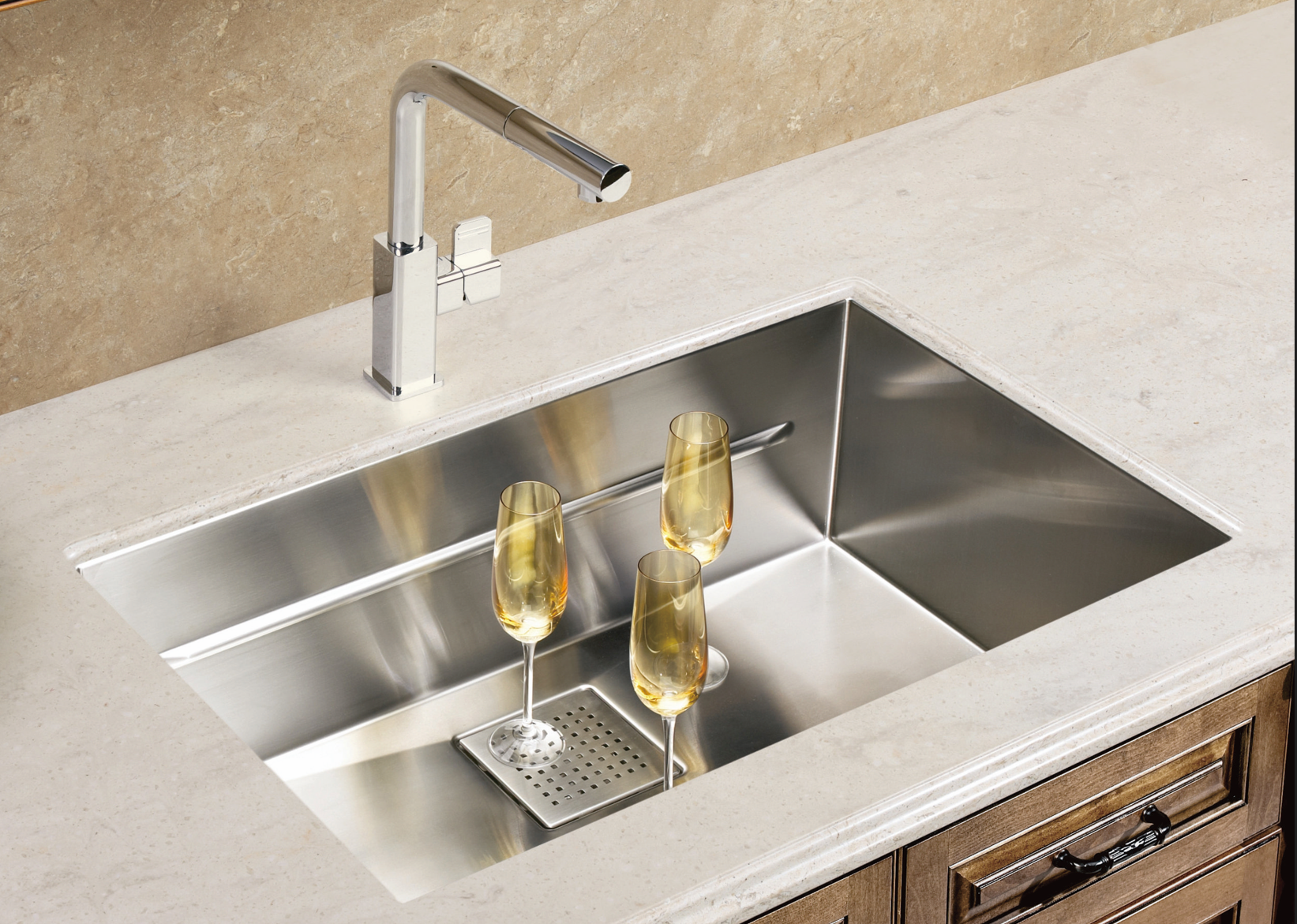 stainless steel sink