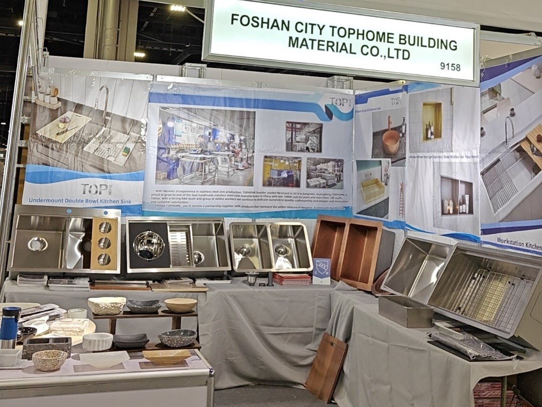 Đánh giá Triển lãm Coverings - Bồn rửa bằng thép không gỉ