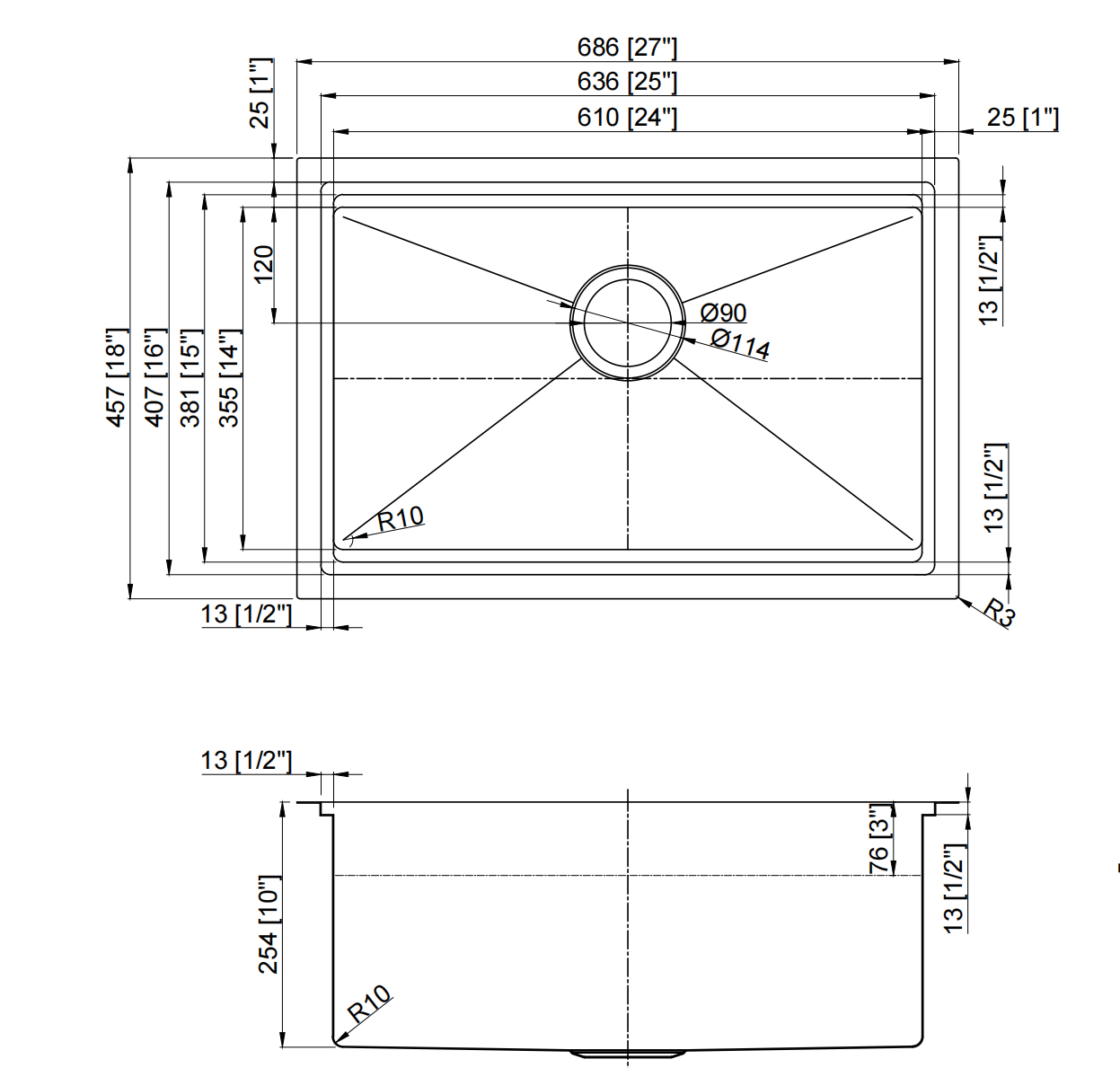 Undermount Workstation Kitchen Sink