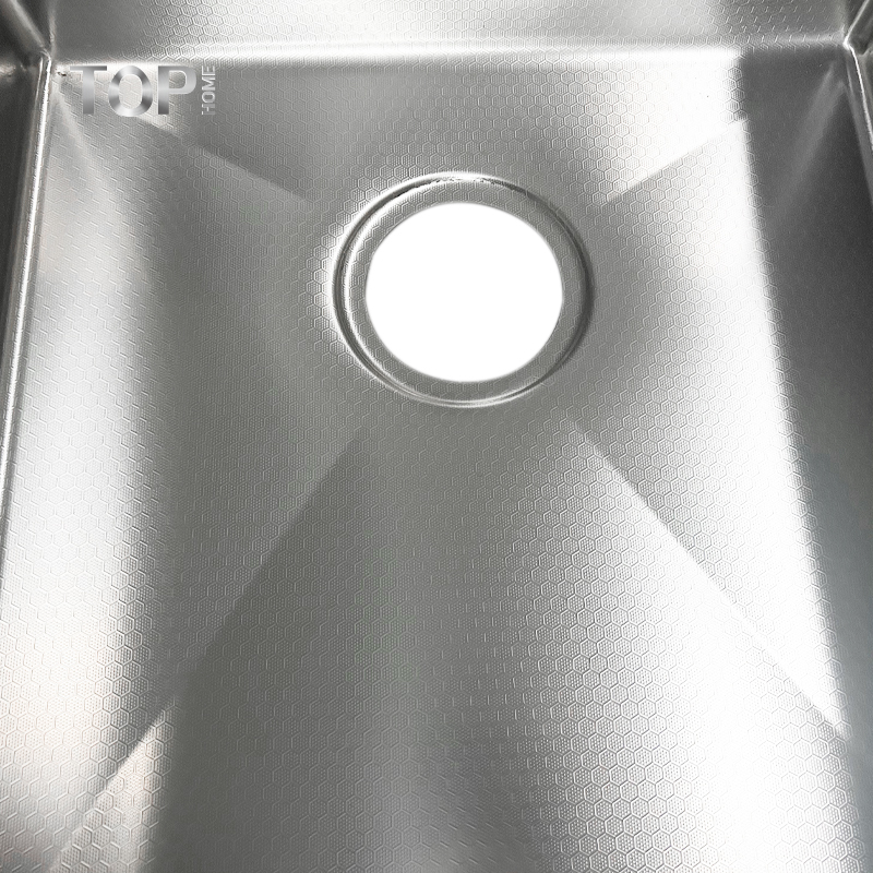 Stainless steel top mount honeycomb kitchen sink