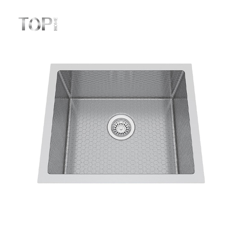 Handmade stainless steel undermount single sink