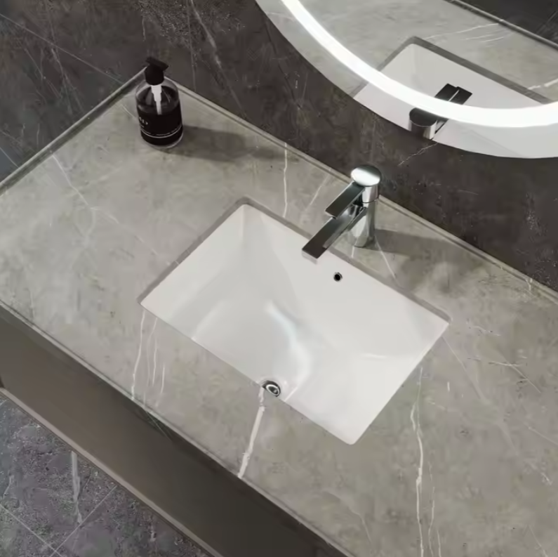 CBS1813 Chậu rửa âm bàn 20 inch Chậu rửa âm bàn CUPC Chậu rửa mặt bằng gốm