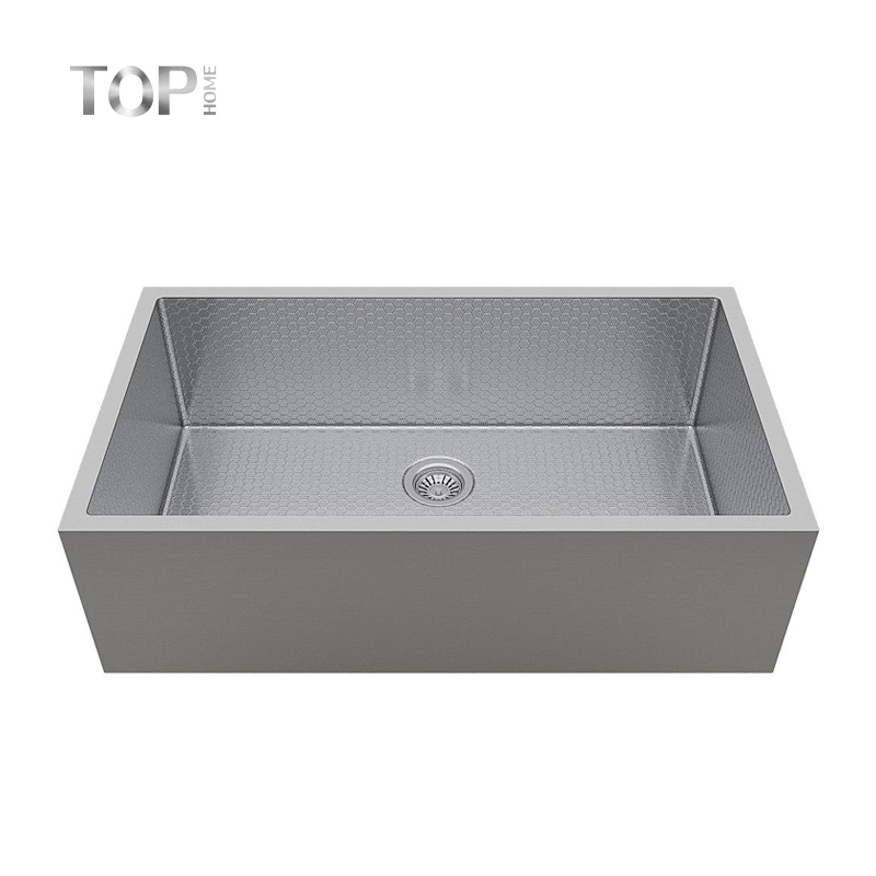 Apron honeycomb single kitchen sink