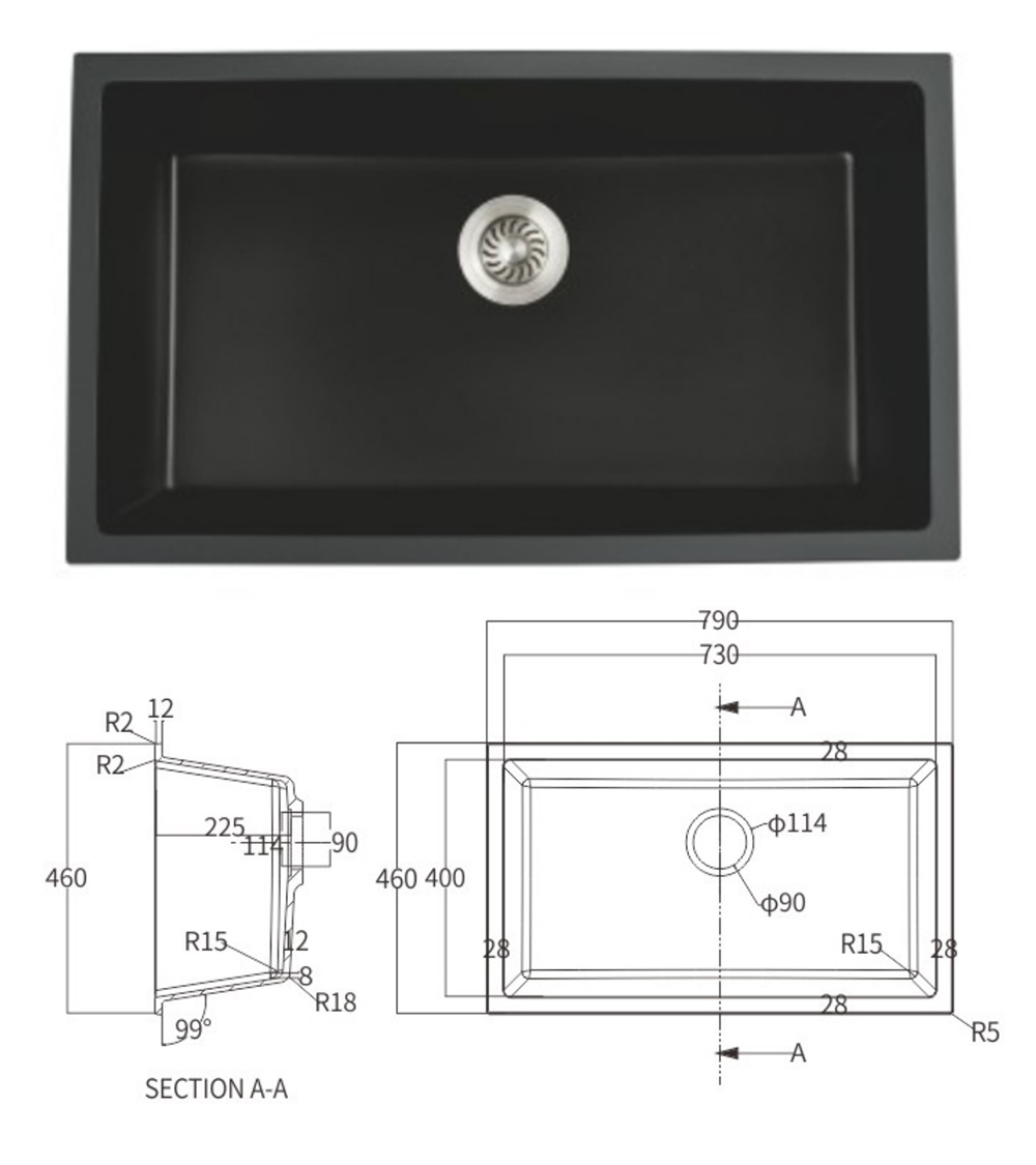 Indoor sink