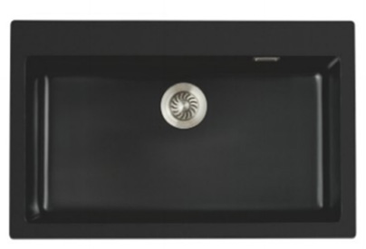 Black granite composite sink