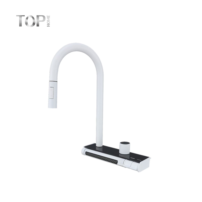 Hindi kinakalawang na Steel Waterfall Kitchen Sink Faucet