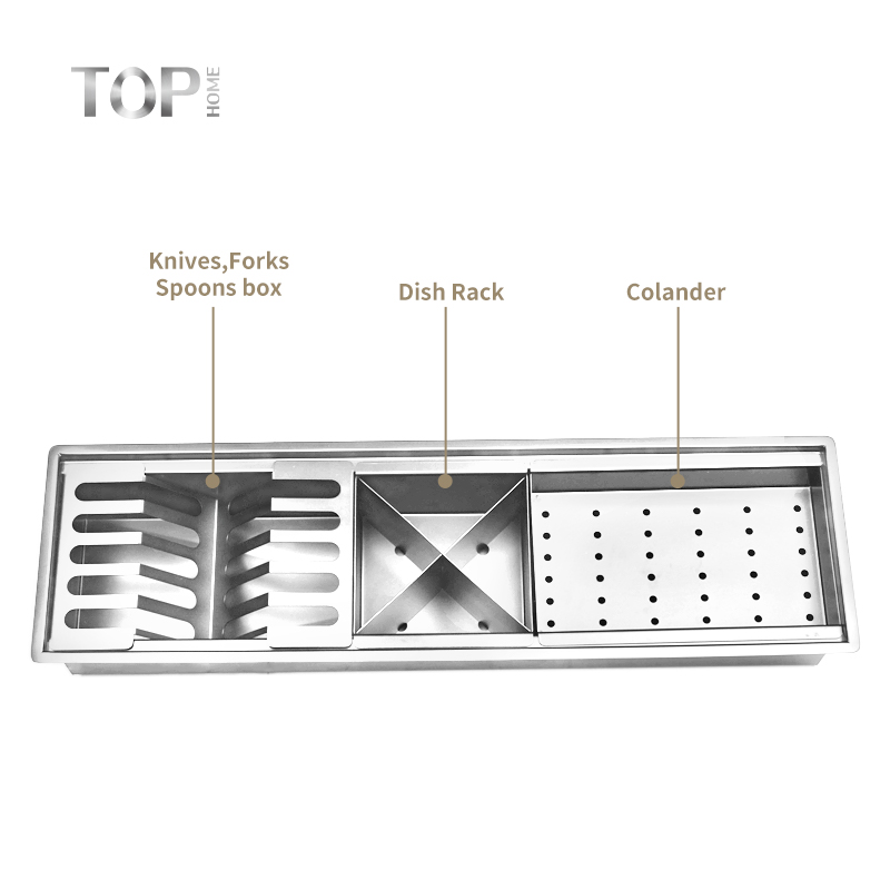 Handmade Stainless Steel Dish Drainer Stainless Steel Sink With Stand