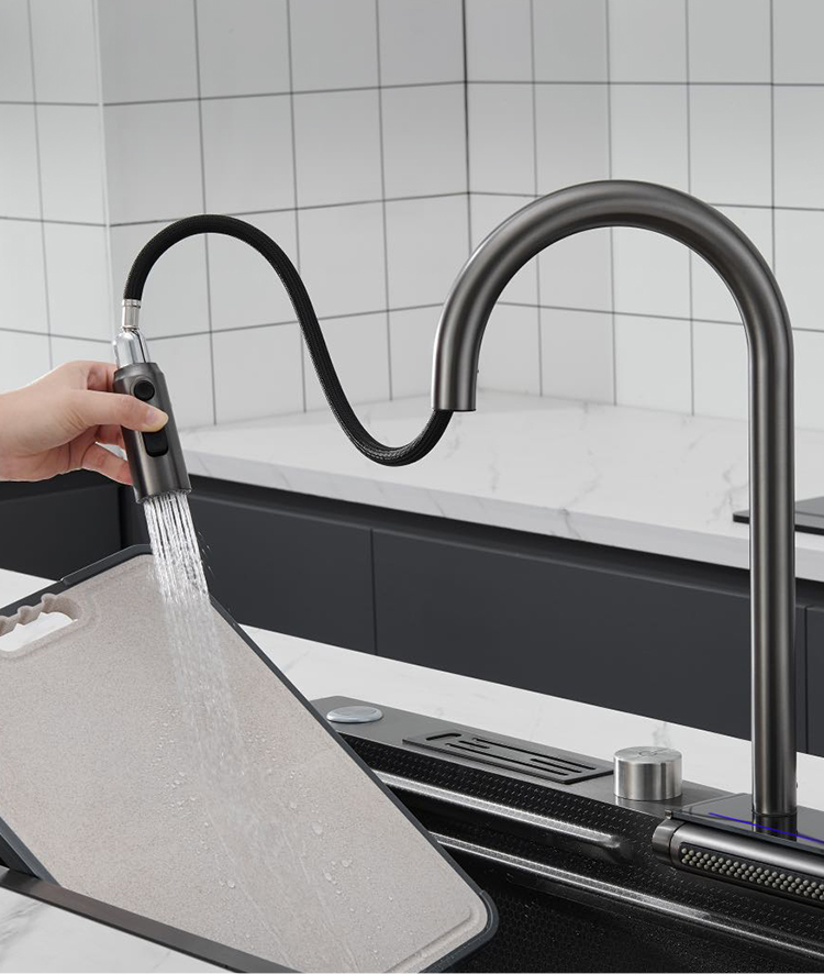 Slop sink faucet