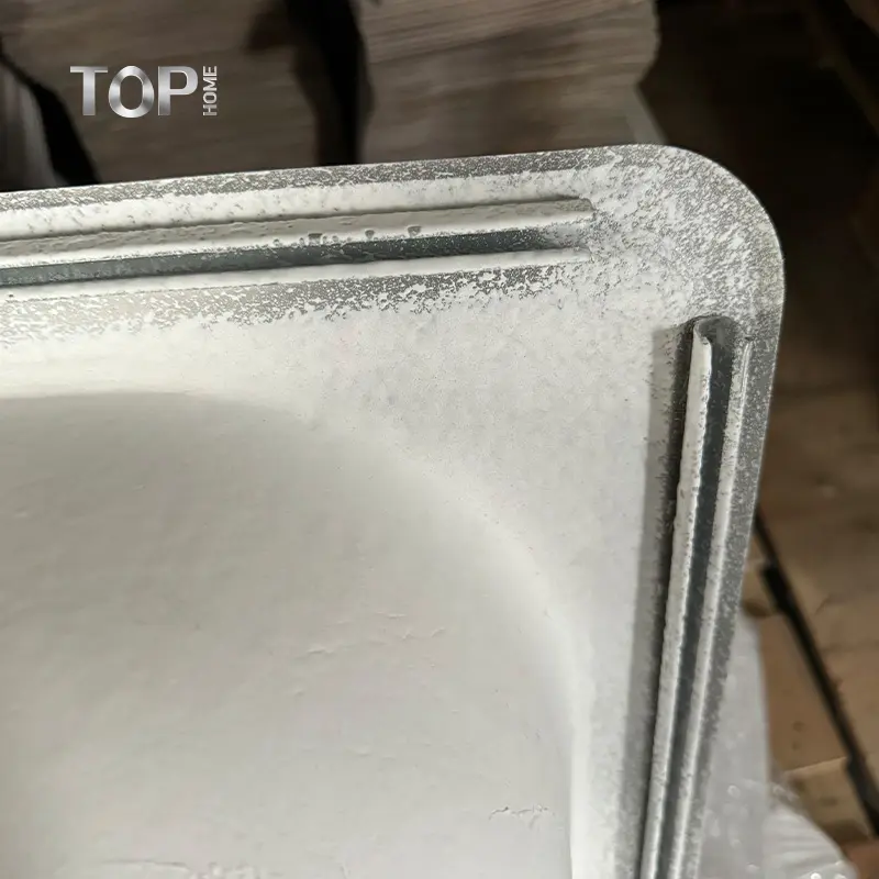 Bồn rửa tay ép bằng thép không gỉ thương mại nhỏ có một bồn