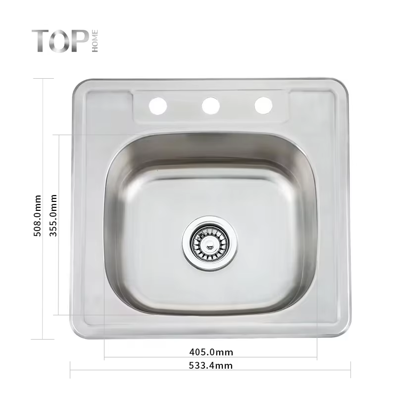Single bowl sink
