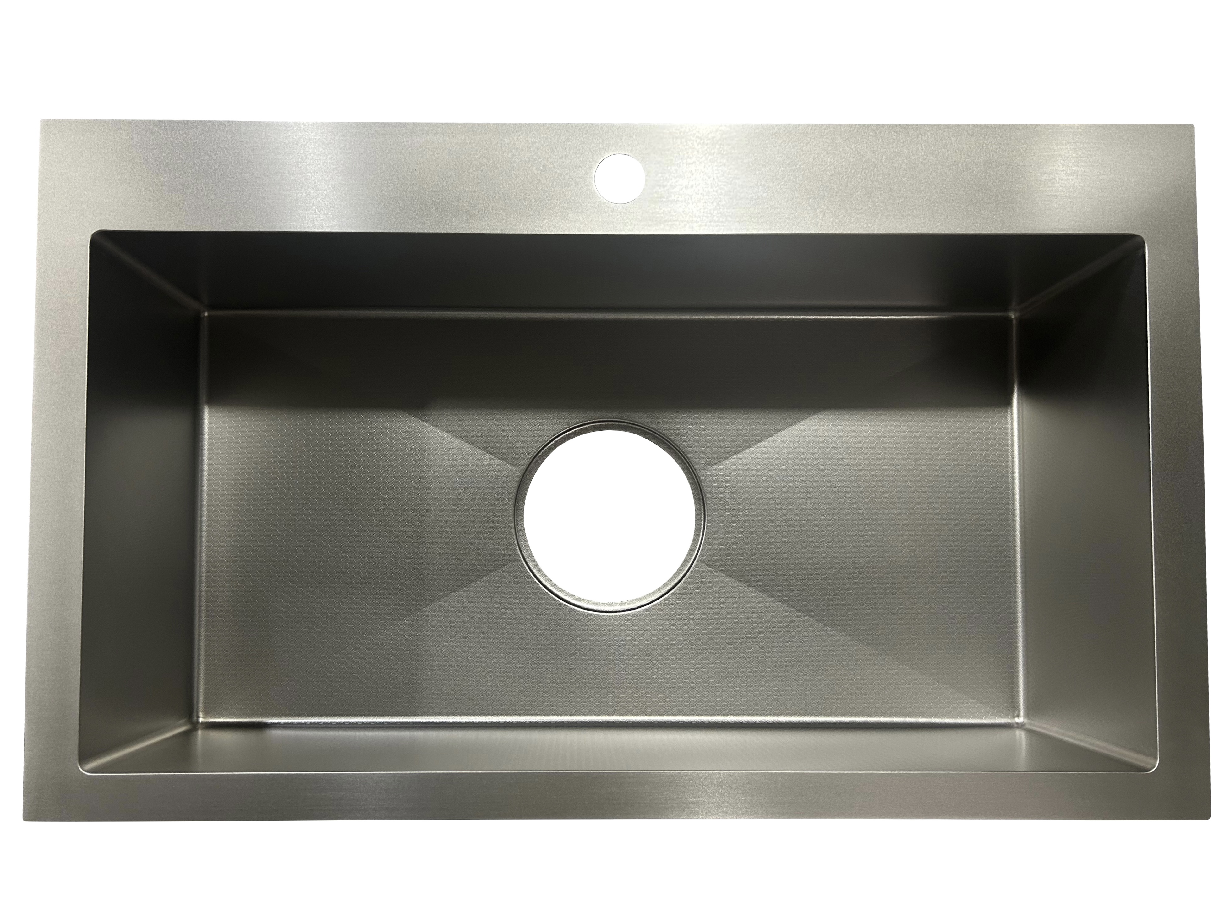 Thiết kế mới của bồn rửa chén đơn kiểu tổ ong lắp trên cùng tại Hàn Quốc