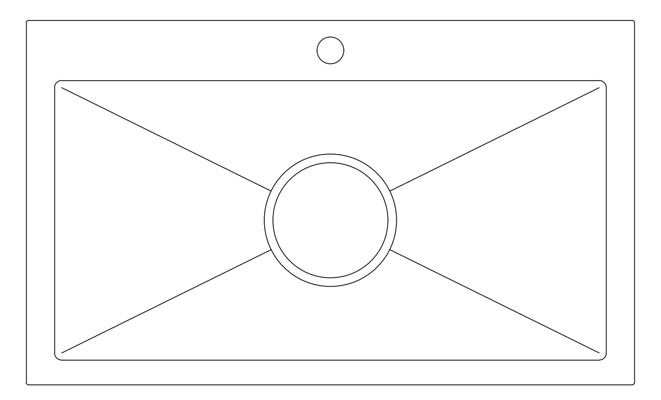top mount sink