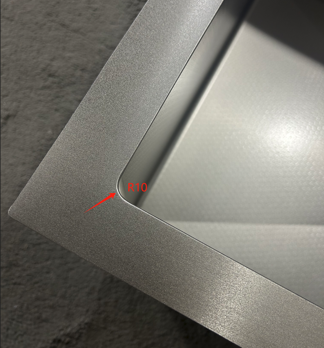 top mount sink
