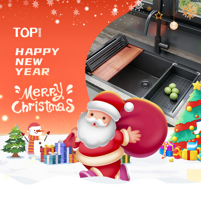 Chúc mừng Giáng sinh đến tất cả khách hàng - Bồn rửa chén bằng thép không gỉ Tophome