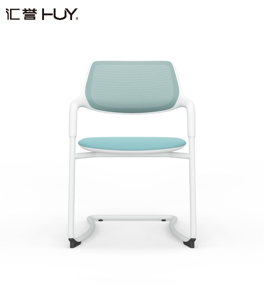 Supply Modern White Office Chair Visitor Chairs Fabric Training Chair