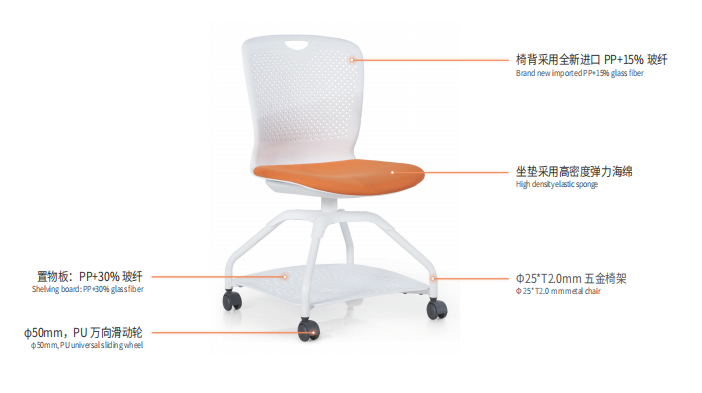Swivel task chair